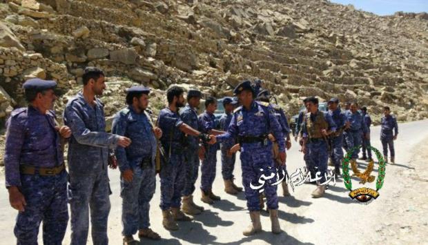 قيادة قوات النجدة بحجة تتفقد نقاط الحزام الأمني بالمحافظة